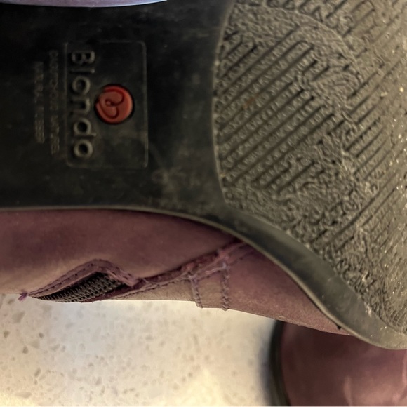 Size 7 purple Blondo waterproof heeled boots - Picture 5 of 11